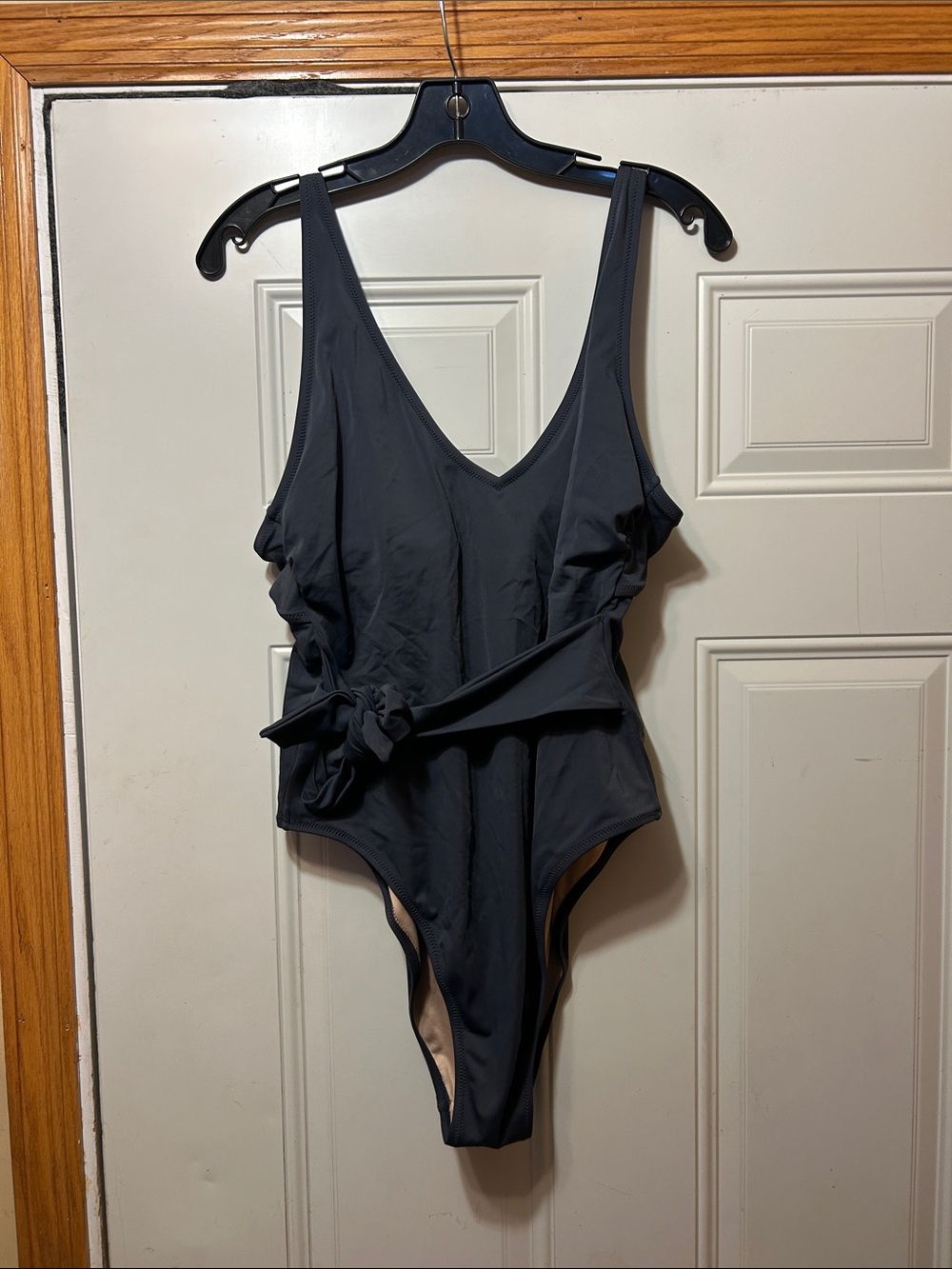 Shade & Shore One-Piece Swimsuit with Waist Tie XL